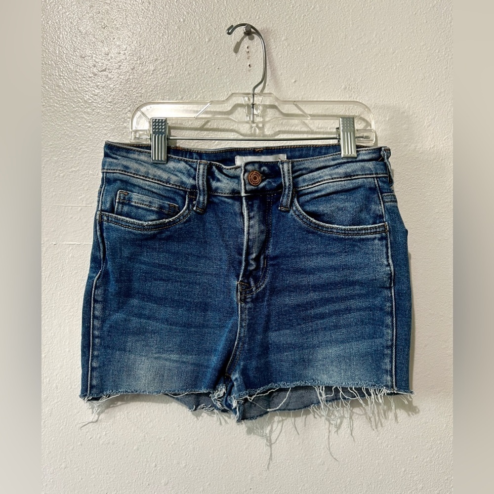 VERVET Raw Hem Cut-Off Denim Shorts - Size 25 - Picture 6 of 11